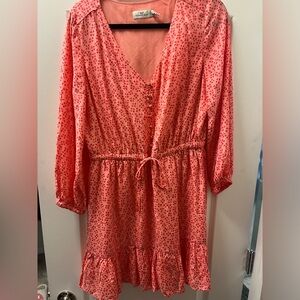 Vineyard Vines Pink Heart Dress